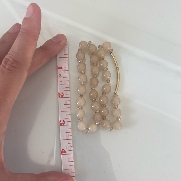 Set of 2 Gold Bar Beaded Bracelets - Picture 4 of 4